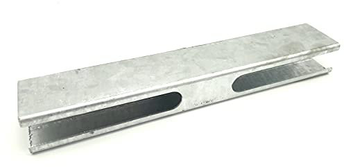 Pfostenadapter Pfostenträger 40x60 Adapter Doppelstabmattenzaun Verlängerung Zaunerhöhung Zaun Gitterzaun Pfostenverlängerung 90° Lang