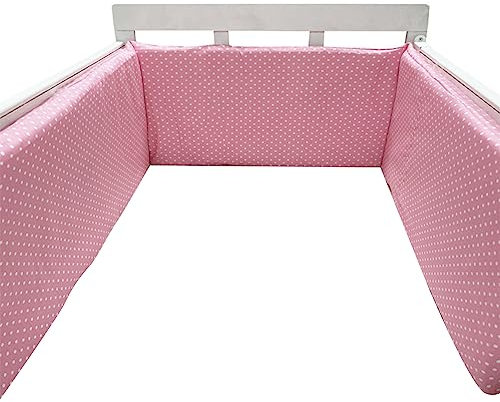 Baby Bettumrandung Nestchen Babybett Umrandung Bettumrandung Babybett, Umrandung Babybett, Babybett Umrandungen, Nestchen Babybett Kinderbett Umrandung, Größe: ca. 30x200cm N