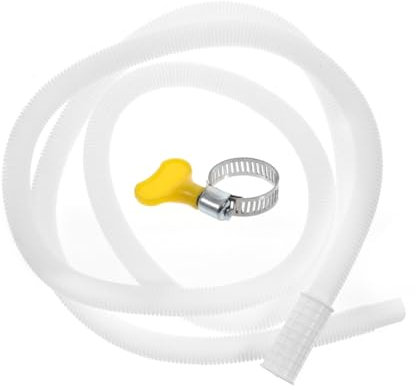 UKCOCO Manguera de Drenaje Aire Acondicionado Extensible Abrazadera Tubo Flexible Desagüe de Unidades de Aire Acondicionado Resistente Exposición Solar y Duradero
