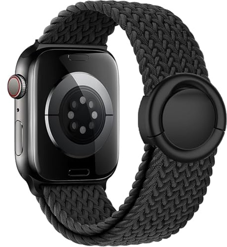 VELULYX Flätat band Solo Loop Kompatibel med Apple Watch 38mm 40mm 41mm 42mm 44mm 45mm 46mm 49mm, Armband Stretchy Runt spänne för iWatch Series 11 10 9 8 7 6 5 4 3 Ultra 2 1 SE