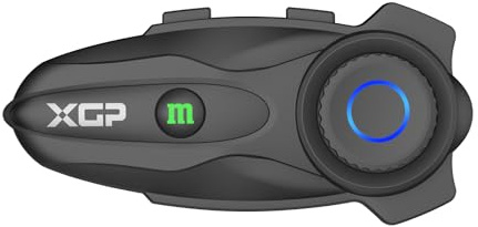 X10 Intercomunicador Casco Moto Mesh 3.0, Bluetooth Casco Moto para 10 Motoristas de Comunicación 3000M, Auriculares Moto con Multitarea de Audio/Compartir Música, Intercomunicador Casco Universal