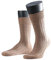 FALKE Herren Socken Teppich im Schuh 2er Pack, Größe:43/44, Farbe:Nutmeg Melange (5410)