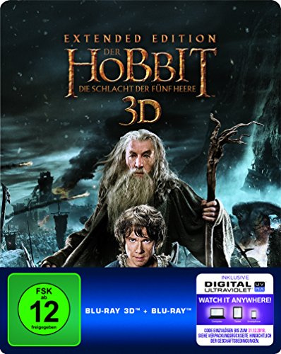 Der Hobbit: Die Schlacht der fünf Heere - Extended Edition Steelbook (exklusiv bei Amazon.de)