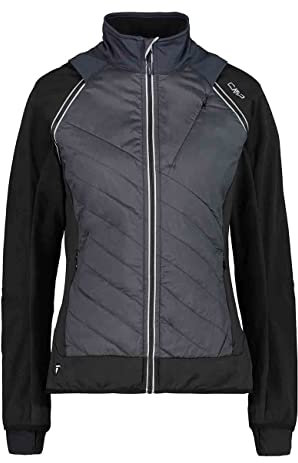 CMP - Damenjacke mit abnehmbaren Ärmeln, Anthrazit, XXXL