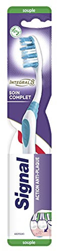 Signal Brosse à Dents x12 Souple, Integral 8 Soin Complet, Pour une hygiène Bucco-dentaire parfaite, Recyclable (Lot de 12) 68264550