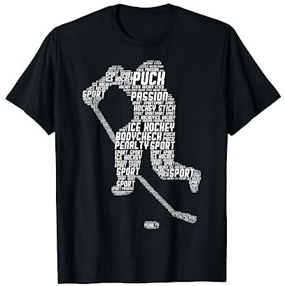 Eishockeyspieler Eishockey Männer Kinder Jungen T-Shirt