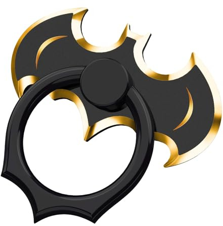 Support pour Anneau de téléphone - PANPHEN Support pour Anneau de téléphone Portable Grip à 360 degrés Compatible avec iPhone 16/15/14/13/12 Pro Max et Autres Smartphones（Noir+Or）