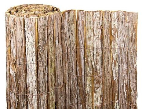 World PLANTIL Corteza de Doble Cara – Natural y Estética/Valla corteza de Aveto Ocultación, sombraje o delimitación de jardín, patio. parcela y mas (1.5 x 3 metros)