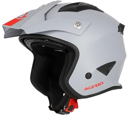 Acerbis Casco Jet Aria 2206 Gris Claro, Talla S