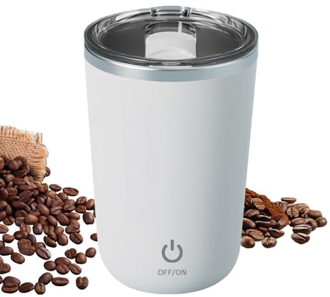 Self Stirring Coffee Mug - Long Battery Life Drinkware | Automatic Magnetic Stirring Coffee Mug,for Fitness Enthusiasts Women Professionals College Students Travel Gym