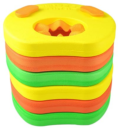 Braccialetti Da Nuoto - Disco Da Nuoto Per Bambini, 6 Pezzi, Da Nuotto In Schiuma EVA Per Nuotto, Allenamento Fitness, Allenamento, Bracciali Regolabili, 6 Pezzi Per Bambini
