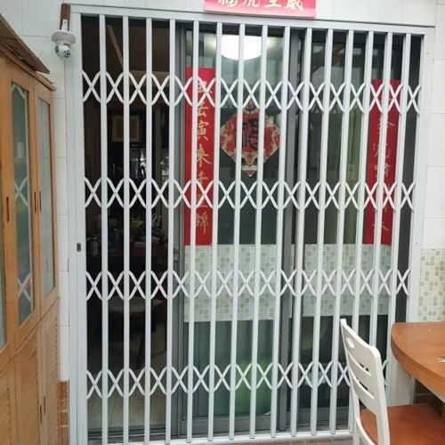 Minglez Inferriate per Finestre Cancelletto di Sicurezza per Finestre, Altezza 90 100 140 150 200 cm, Barre di Sicurezza Regolabili per Finestre, per Cantina/Interno, Barra(28x33inch/71x83.8cm)