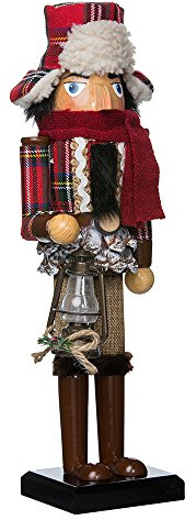 Kurt Adler Wooden Woodsman Nutcracker, 15