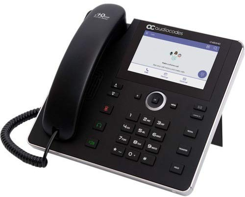 Audiocodes Teams C450HD VOIP IP Phone POE GBE, integrated BT Dual Band WiFi - Ipc450Hdepsg-Dbw