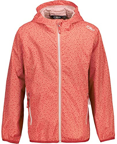 CMP - Giacca Kid G con Cappuccio Antipioggia, Corallo, 104