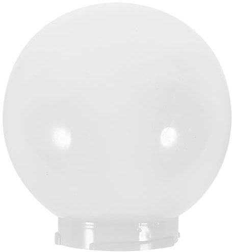 Amosfun Acryl-Lampenpfosten- Mit Passendem Hals Runder Lichtglobus Pfostenlampe Außenleuchte Für Gartenbeleuchtung Im Freien