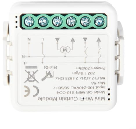 ZYWUOY Smart Curtain Switch Module, WIFI Smart Roller Shutter Controller Module With Voice Support, for Roller Blinds Shutter(for zigbee)