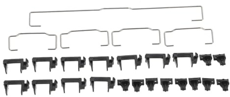 Holibanna Améliorez Votre Clavier avec Un Ensemble De Barres Stabilisatrices pour Claviers Mécaniques 2u 625u