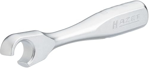 HAZET Abrebotellas 1868-9, diseño de trinquete de dientes finos, acabado de acero sólido, 9 × 1,5 × 1 cm, herramienta resistente para destornilladores reales