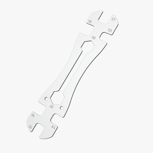Vaasee Universal Thin Hub Cone Wrench, Metric 13-20 mm