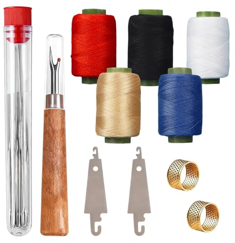 40PCS Sewing Tool Set, Stainless Steel Sewing Needles Set，Multi-Purpose Needle & Thread Kit with Big Eye Stainless Steel Needles for Mending, Handcraft, Beginners, Daily Use & Women's Gifts