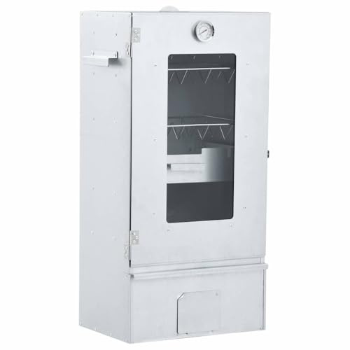 Mokuyary Affumicatoio da forno per barbecue con 1 kg di trucioli di legno 44,5x29x83 cm Armadio per affumicare, carne, pesce, formaggio