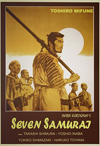 Filmposter sju Samurai - storlek: 100x70 cm