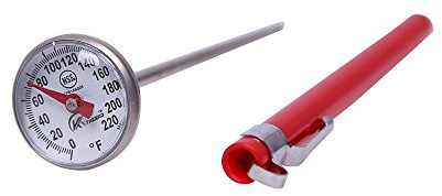 KT THERMO Instant Read 1-Inch Dial Thermometer,Best for The Coffee Drinks,Chocolate Milk Foam