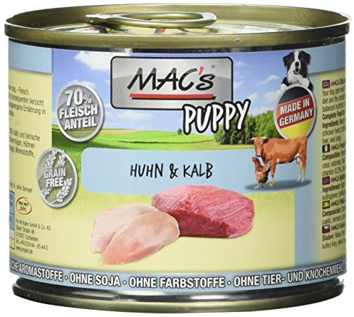 Mac's Puppy Huhn & Kalb, 6er Pack (6 x 200 g)