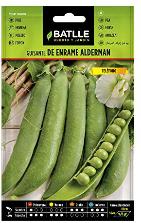 Semillas Leguminosas - Guisante de Enrame Alderman 5kg - Batlle