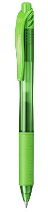 Pentel EnerGel X BL107-KX Gel-Tintenroller, hellgrün, 0,7 mm Strichstärke, Druckmechanik, nachfüllbar