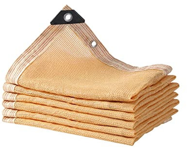 FBAM1 90% UV-beständig Sunblock Sonnensegel,Rechteckig Sonnenschutz atmungsaktiv Schattennetz,HDPE Schattiernetz für Balkon Pflanzenschutz Terrasse Zaun Garten,3X5m,2X3m,2X2m (Size : 4X5m)