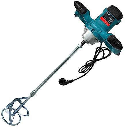 Jacgood 2100W Rührgerät Rührwerk Mischer, 6-Gang-Getriebe Mörtelrührer Zum Mischen von Beton, Mehl, Futtermitteln, Lack, Klebstoff und Zementmisch.