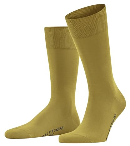 FALKE Herren Socken Cool 24/7 M So Baumwolle einfarbig 1 Paar, Gelb Nugget 1222, 39-40