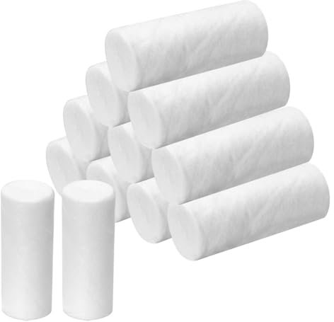 Gipspolsterung, Polsterbinde 12 Rollen Polyester Polsterbinde Einzelpackung Verbandwatte Weiche Polsterwatte Grundlage für Verband