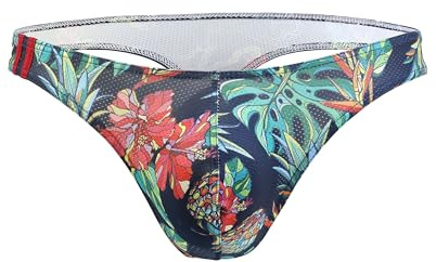 Maiclaice Hombre Elastano Tanga Talle Bajo Bikini Slip Ropa Interior