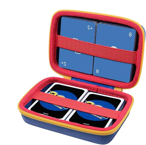 Aenllosi per Custodia Protettiva per Giochi di Carte Uno, Contiene Almeno 216 Fino a 324 Carte, Carte Non Incluse (Blu, Solo Custodia).