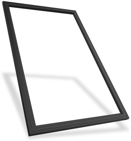 Upgarded WPW10436250 W10436250 Freezer Door Gasket Compatible with Whirlpool Refrigerator WRX735SDBM00 Freezer Door Seal for Amana Kenmore Fridge Door Gasket W10130587 W10130589 W10164037 Black