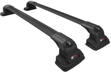 Kompatibel med Volkswagen Caddy (2K) 2003-2019 ACE-3 Modell tvärbalkar för takräcke Aluminium svart 2 styck