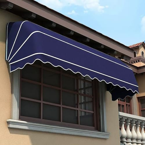 Toldo curvo retráctil, parasol para puertas y ventanas, protección UV y lluvia, toldo plegable para cafeterías, restaurantes y vendedores ambulantes