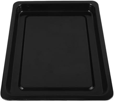 IWOWHERO Teglia Smaltata Rettangolare 37,5x27,5x2,5 Cm Vassoio da Forno Riutilizzabile Leggera per Dolci, Torte e Snack Uso Domestico e Professionale