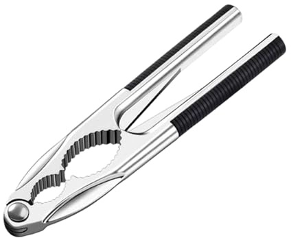 Generisch Utensile per schiaccianoci – Comoda Impugnatura Antiscivolo per Cucina, Gadget, a Risparmio di, Noci | Pratico per Feste, Picnic, Appartamento, dormitorio, Ristorante
