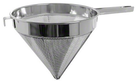 American Metalcraft 12” Coarse Mesh Stainless Steel China Cap,Silver