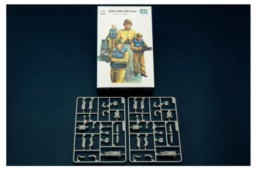 Trumpeter 00408 Modellbausatz US Navy LCM Besatzung