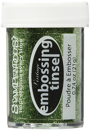 Stampendous Vintage Tinsel Embossing Powder-Olive