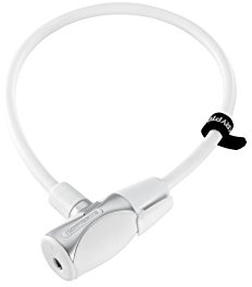 Kryptonite Kryptoflex 1265 Key Cable Bicycle Lock (12mm x 65cm, White)