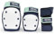 Rekd Heavy Duty Triple Pad Set Skateboard-Schutzset, Erwachsene Unisex, Mehrfarbig (Blue/Mint), M