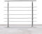 Tubiaz Corrimano in acciaio inox, ringhiera per scale con 5 barre trasversali, ringhiera d'ingresso per balcone, scale interne ed esterne (120 cm)