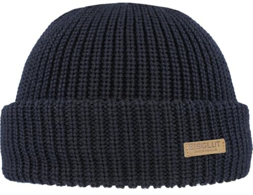 Eisglut herr Stickad mössa Majorg Merino