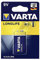 VARTA Pack of 5 Blister Packs of 1 Alkaline Battery LONGLIFE E-Bloc (6LR61) 9V